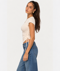 Teens ribbed drawstring