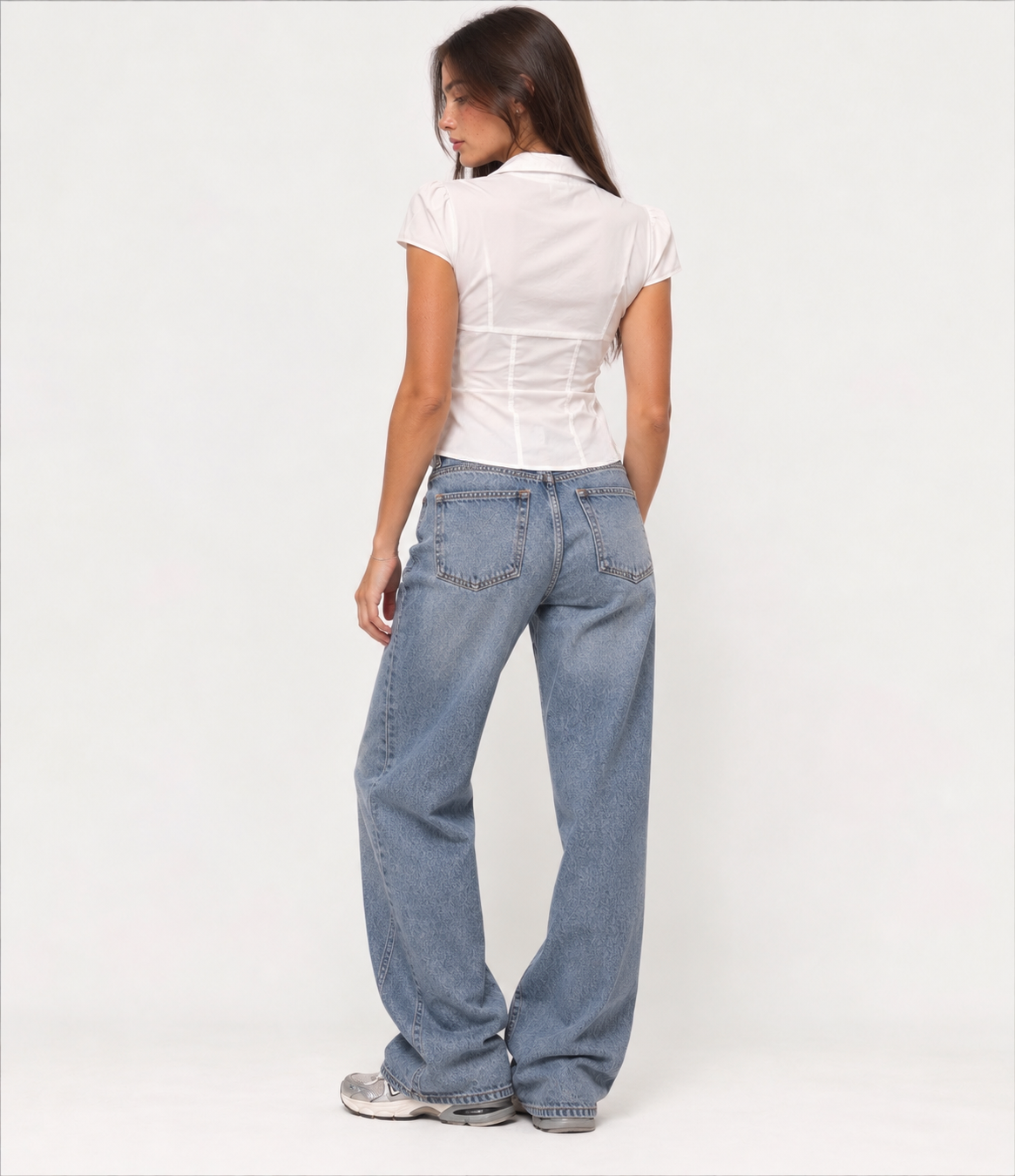 Teens fitted poplin shirt