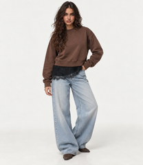Teens sweatshirt with lace