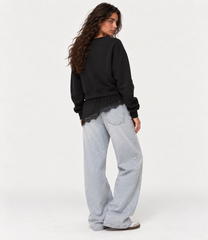 Teens sweatshirt with lace