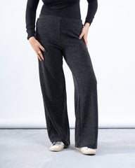 Ribbed Knit Wide Pants