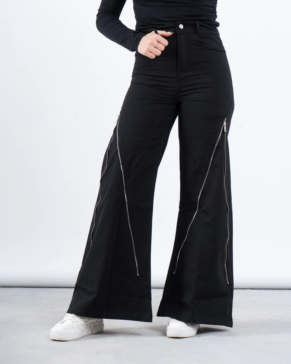Statement Zipper Pants - Venti