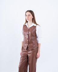 Tailored Leather Vest