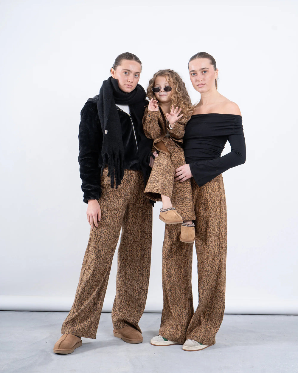 Suede Leopard Print Pants - Venti