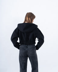 AW251906-Women cropped wool jacket - duplicated check upc that it has 3 colors in active product