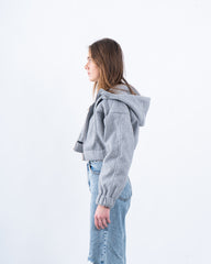 AW251906-Women cropped wool jacket - duplicated check upc that it has 3 colors in active product