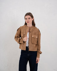 Studded Suede Jacket