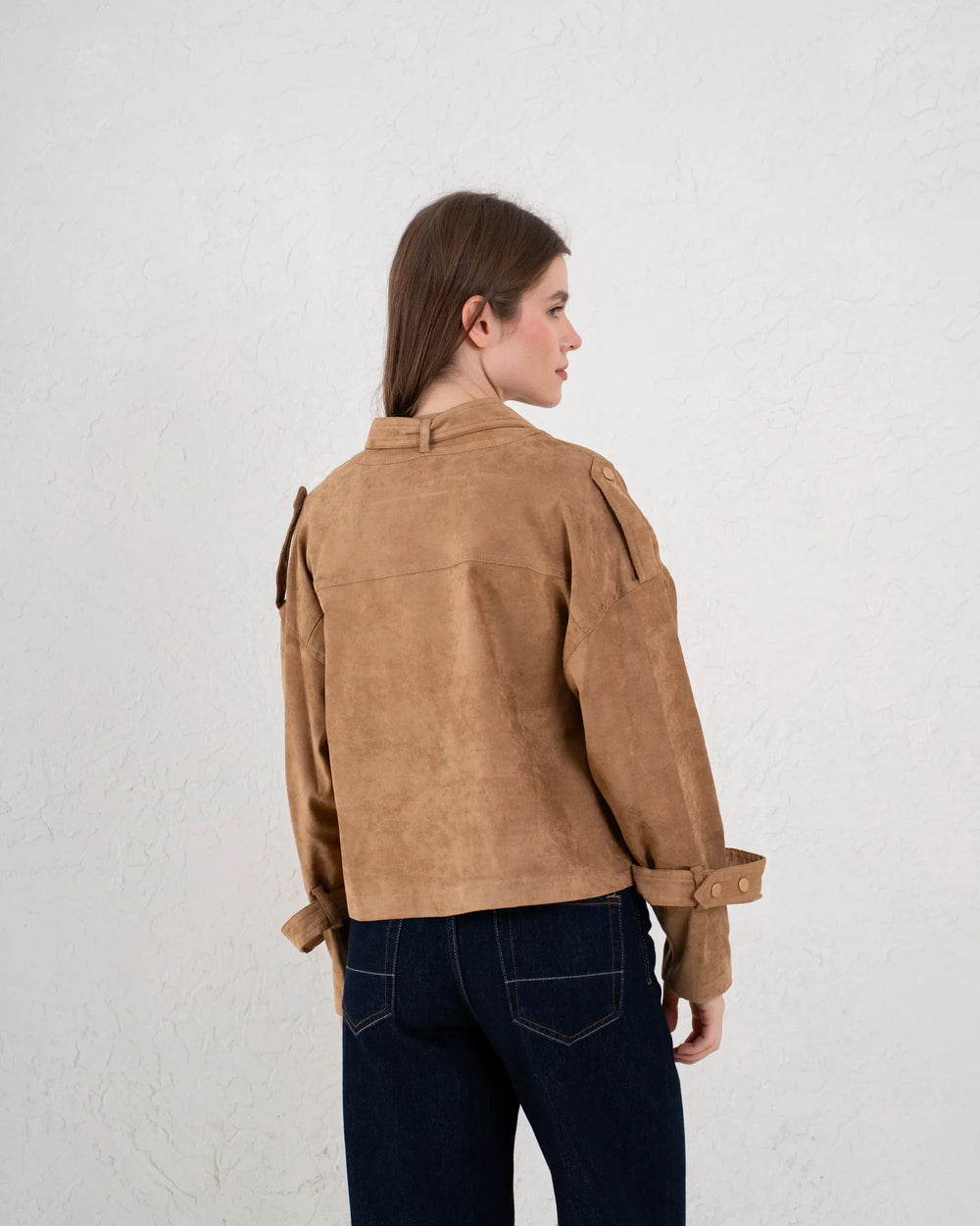 Studded Suede Jacket - Venti