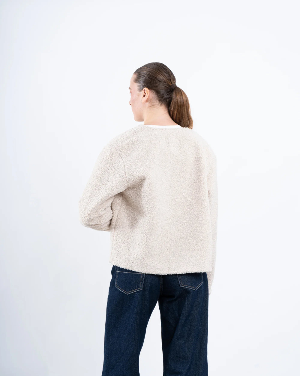 Toggle-Button Teddy Jacket - Venti