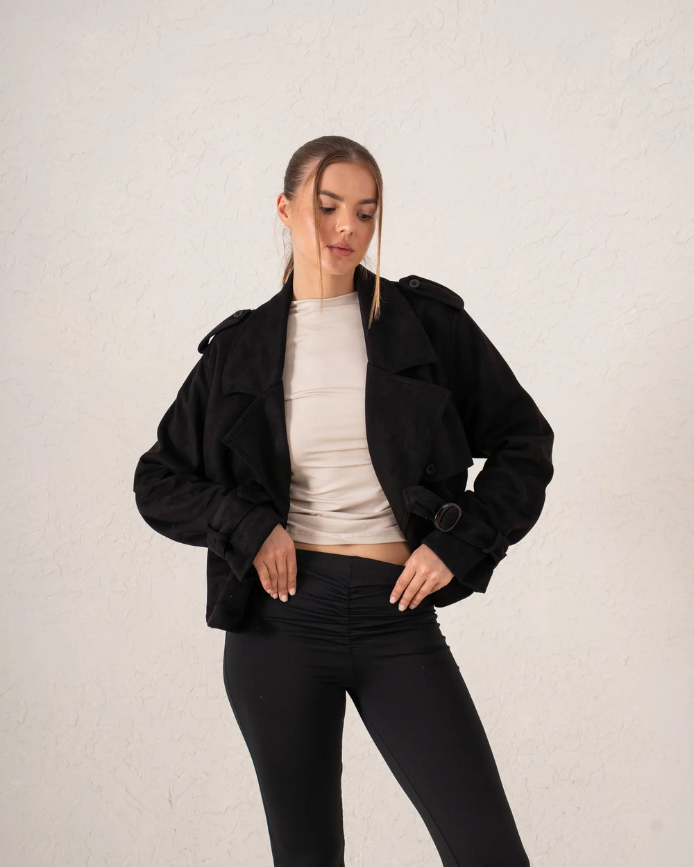 Suede Trench Jacket - Venti