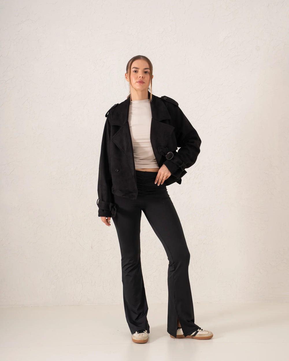 Suede Trench Jacket - Venti