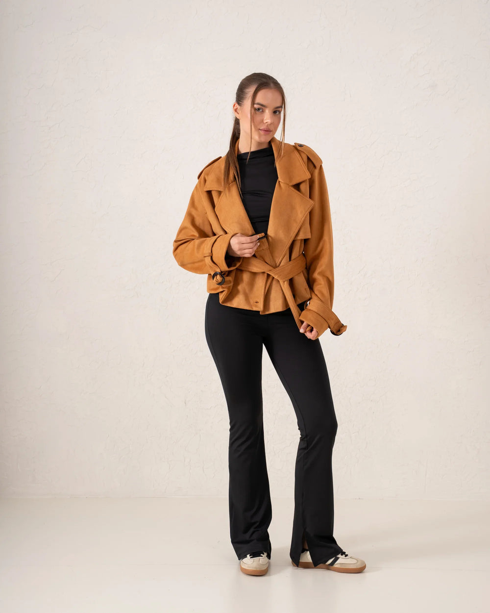 Suede Trench Jacket - Venti