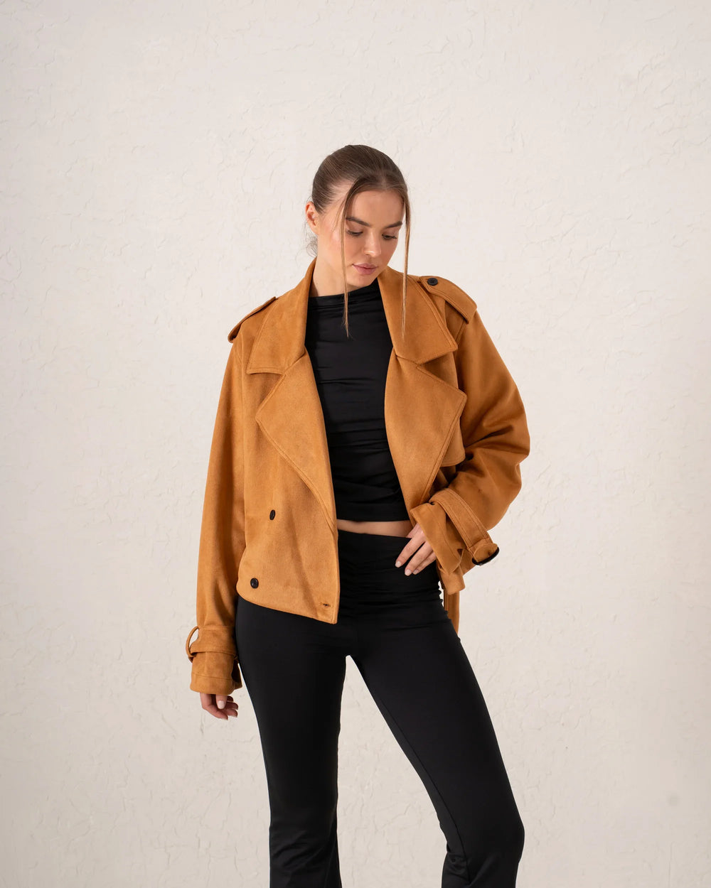 Suede Trench Jacket - Venti