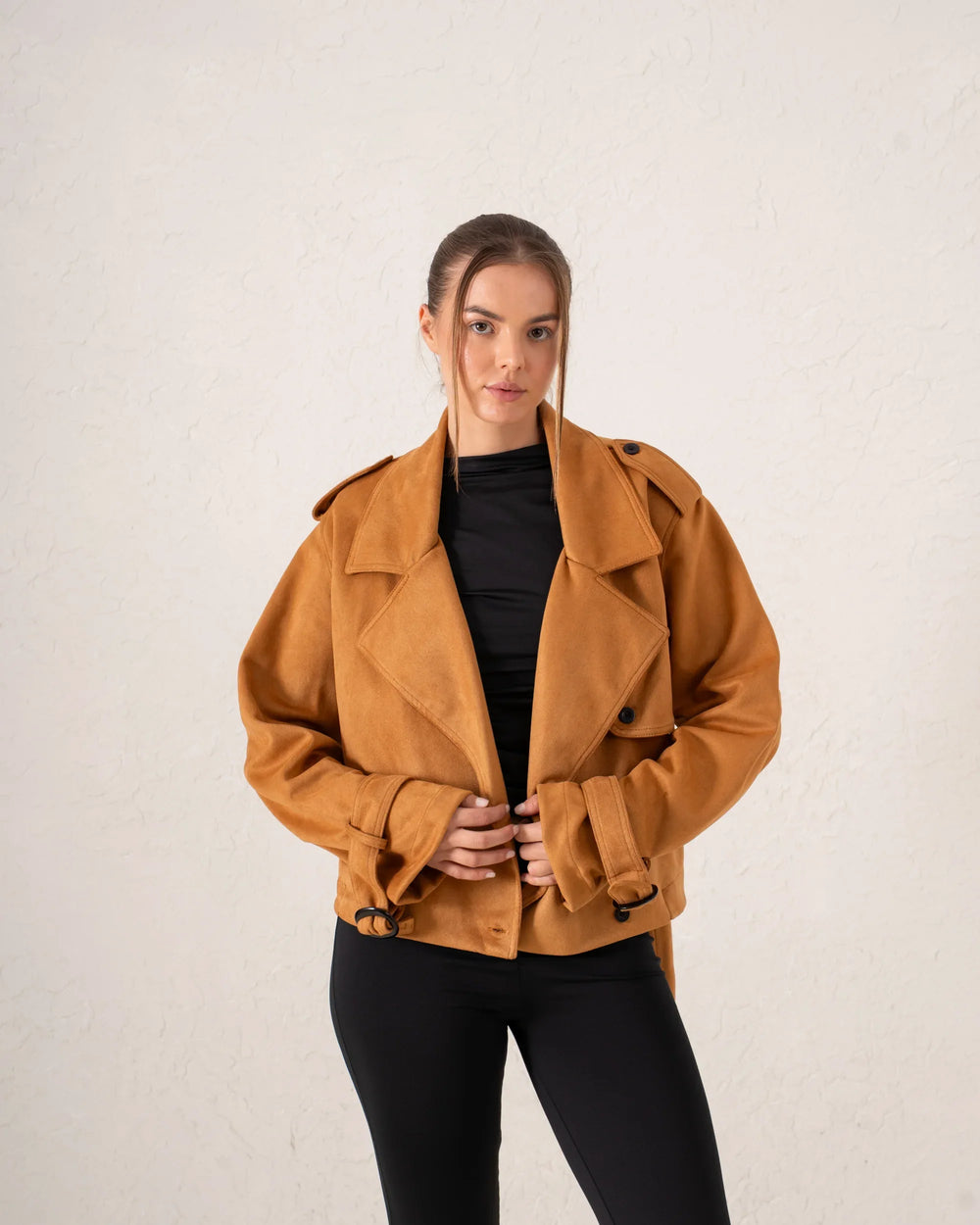 Suede Trench Jacket - Venti