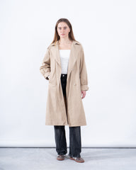 Puff Sleeve Trench Coat