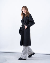 Puff Sleeve Trench Coat