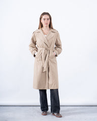 Puff Sleeve Trench Coat