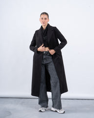 Essential Wool-Blend Long Coat