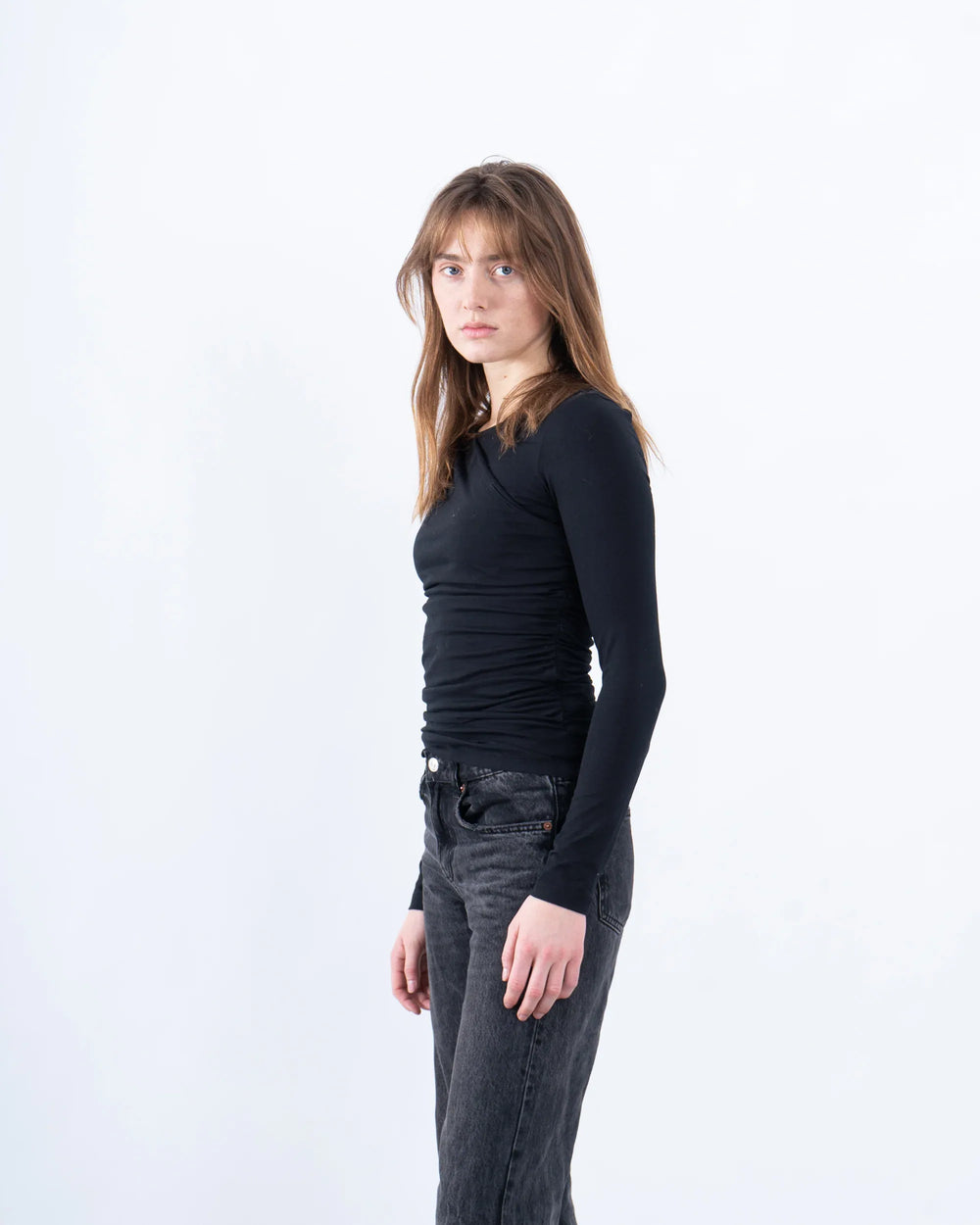 Draped Criss Cross Essential Top - Venti