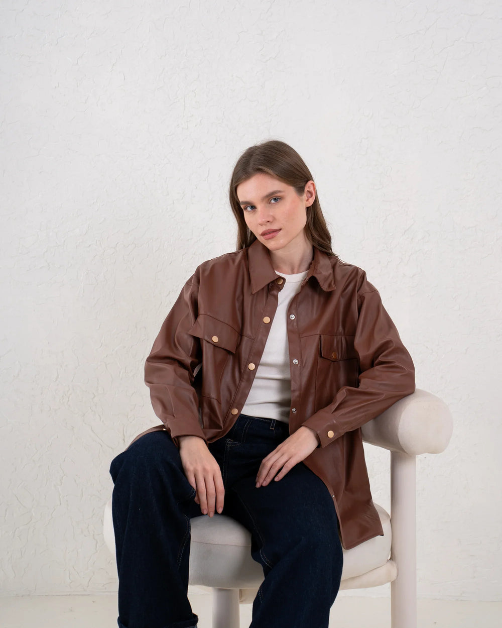 Leather Overshirt - Venti