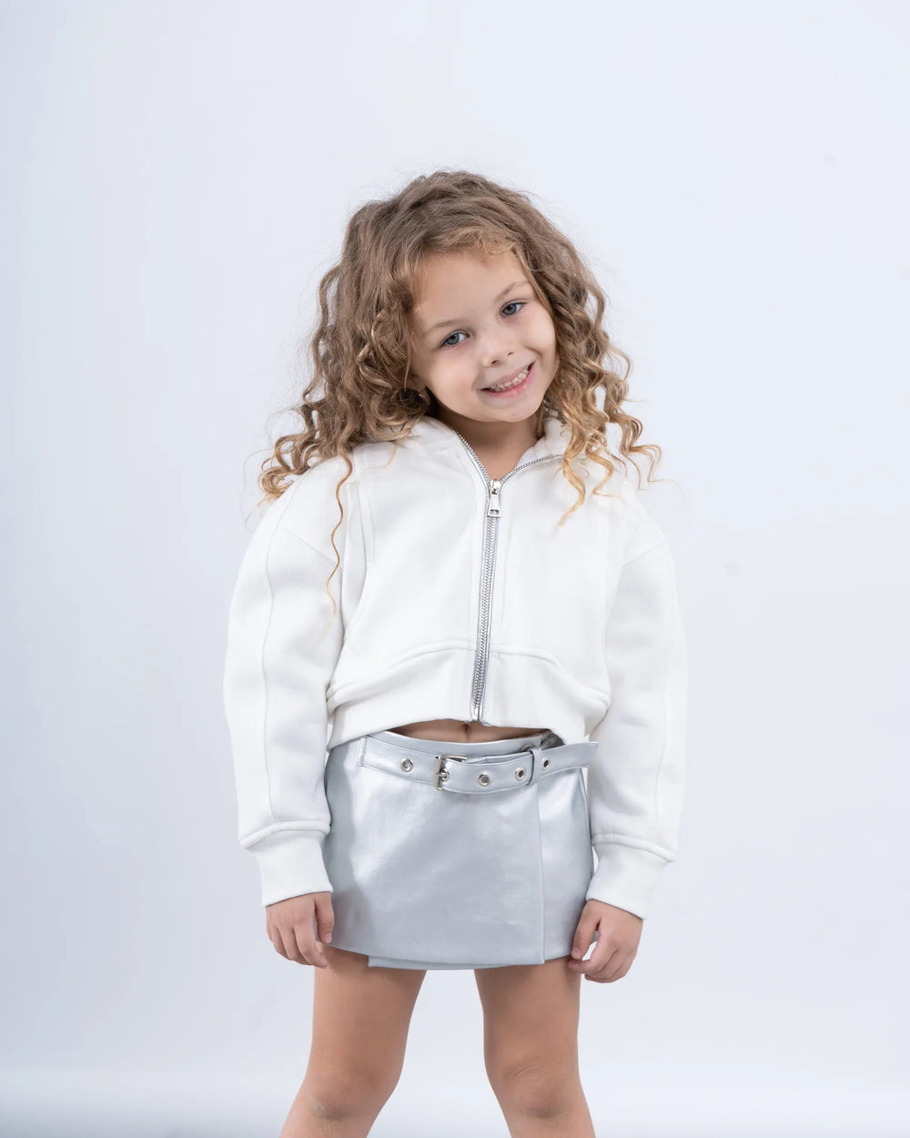 Leather Belted Skort - Venti