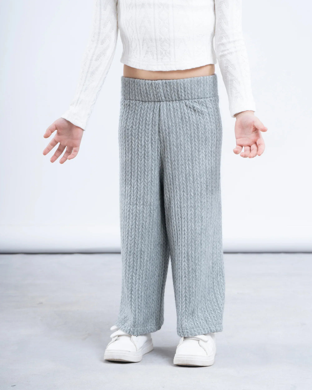 Wide Leg Knit Pants - Venti