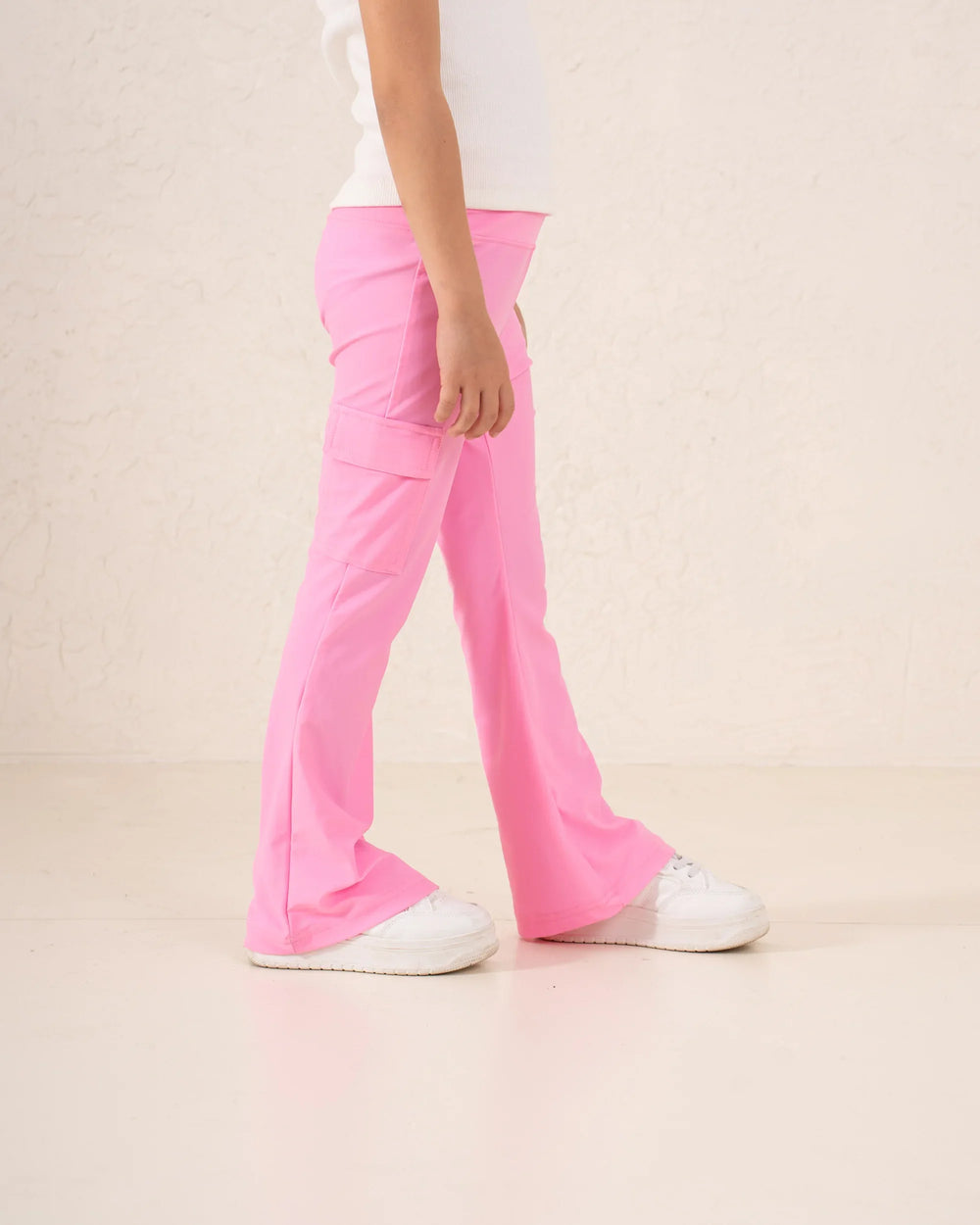 Polyamide Cargo Flare Pants - Venti
