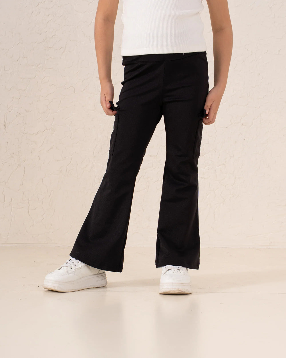 Polyamide Cargo Flare Pants - Venti