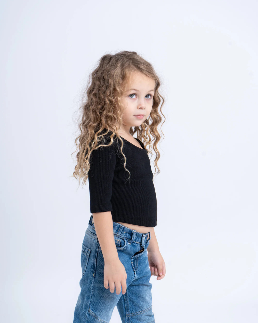 Ribbed Scoop Neck Top - Venti