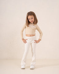 Ribbed “New York” Long Sleeve Top