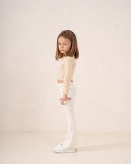 Ribbed “New York” Long Sleeve Top