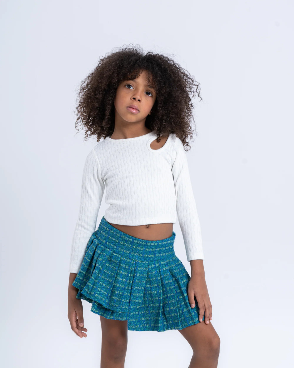 Cable Knit Cutout Top - Venti