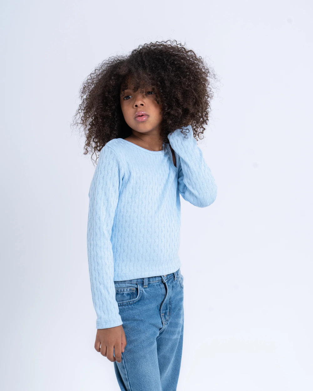 Cable Knit Cutout Top - Venti