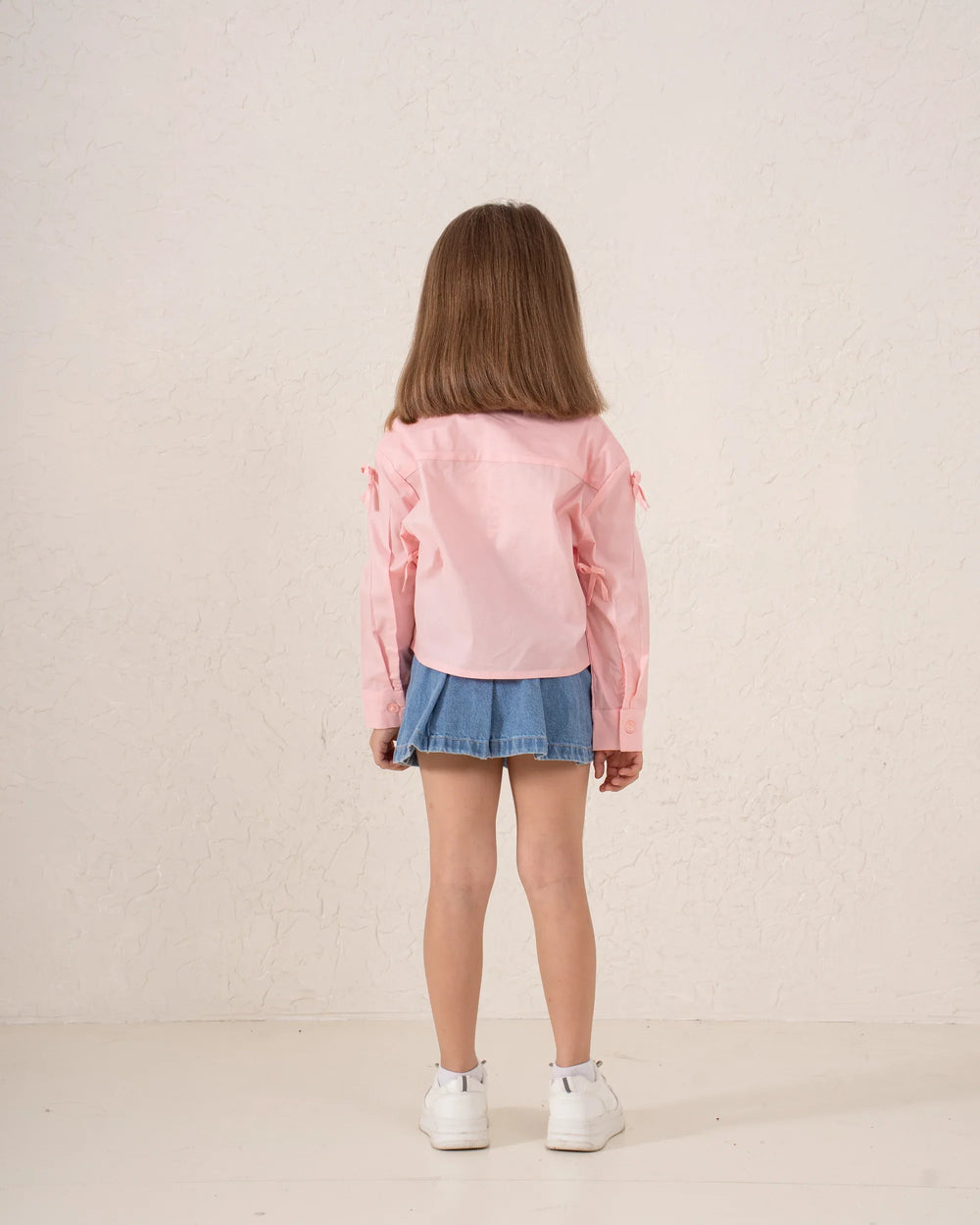 Ribbon Detail Button-Up Shirt - Venti