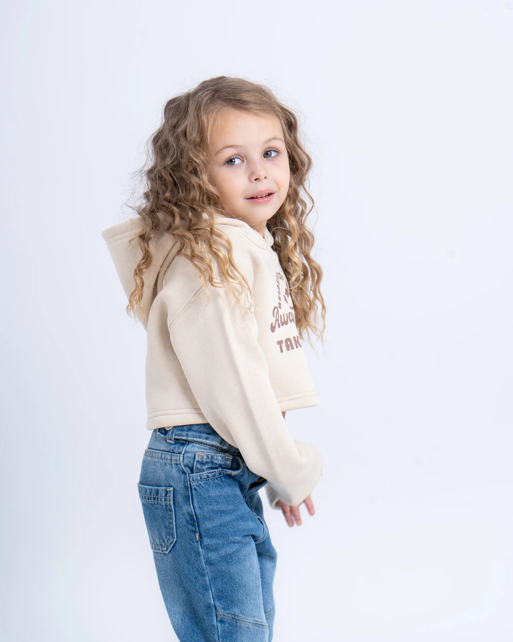 Cropped Graphic Hoodie - Venti