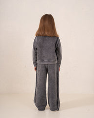 Acid Wash Graphic Sweatshirt