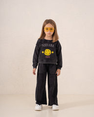 Acid Wash Graphic Sweatshirt