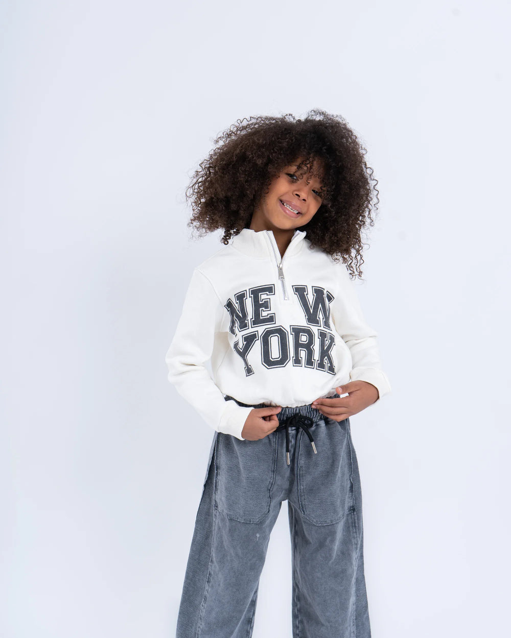 New York Graphic Zip-Up Sweatshirt - Venti