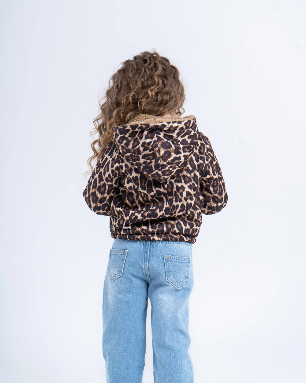 Fur Lined Leopard Hoodie - Venti