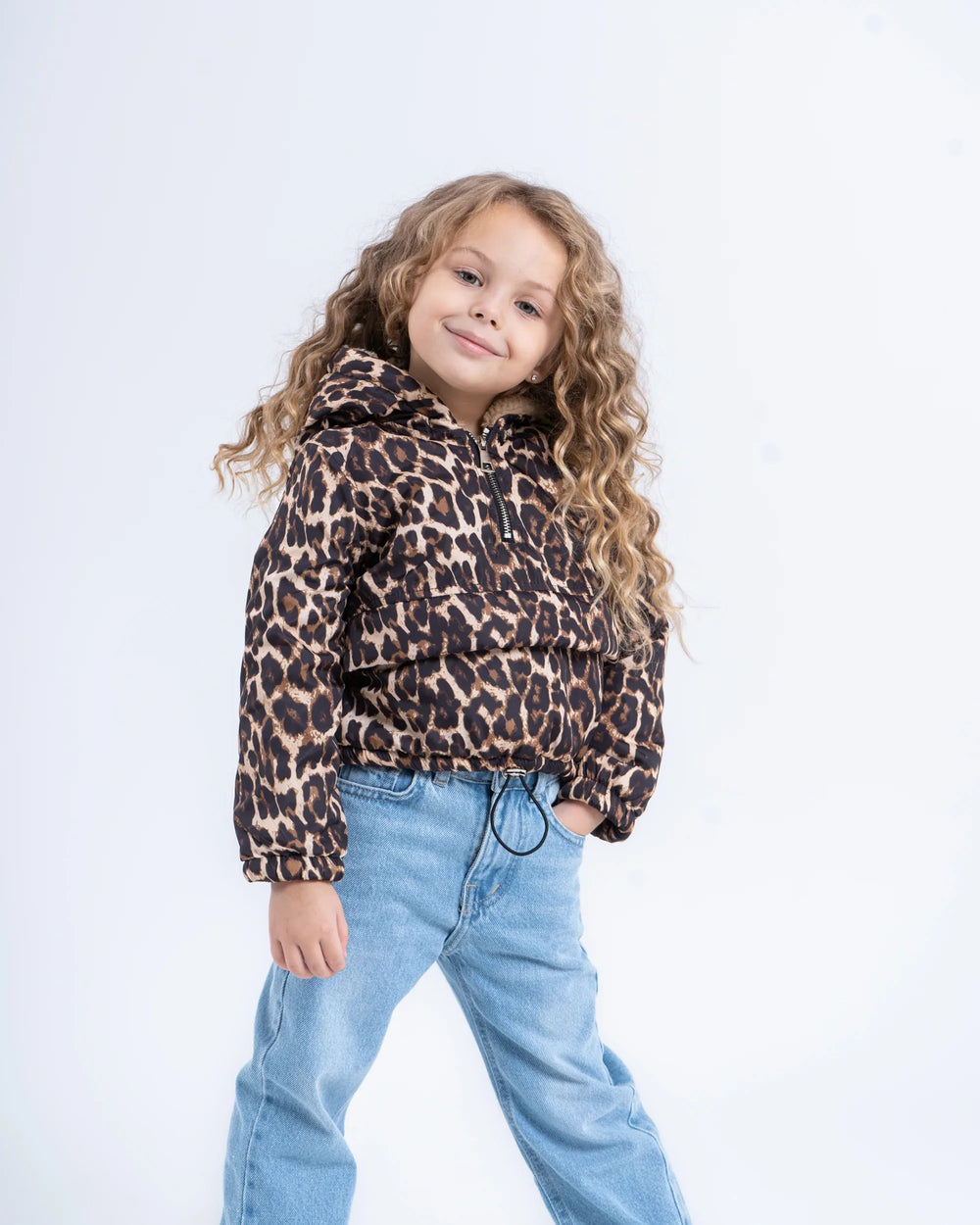 Fur Lined Leopard Hoodie - Venti