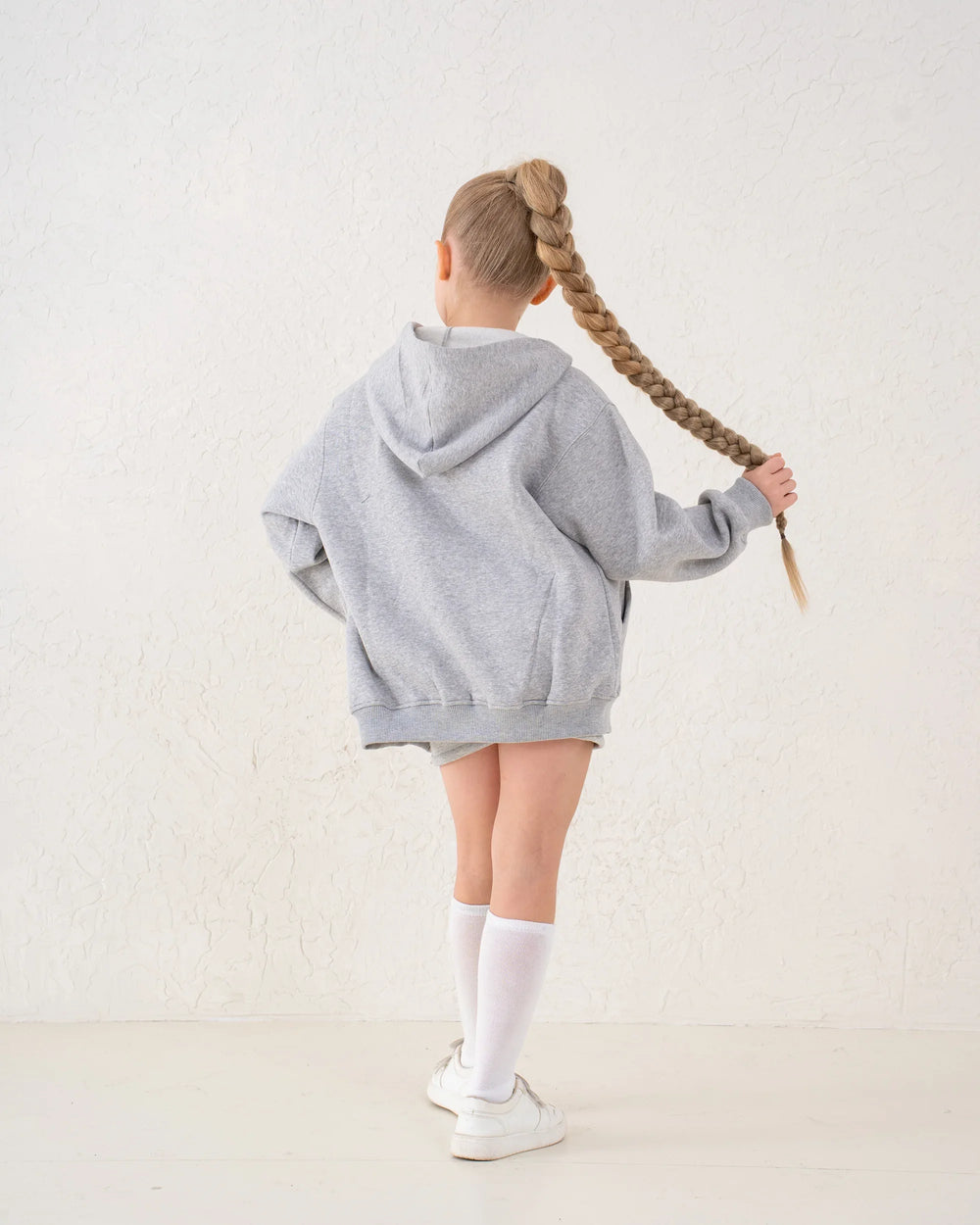 Embellished Bow Zip Hoodie - Venti