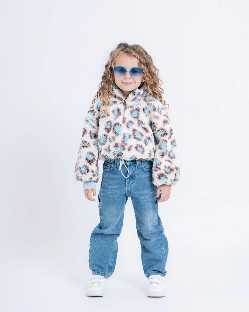 Leopard Print Teddy Sweater - Venti