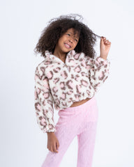 Leopard Print Teddy Sweater