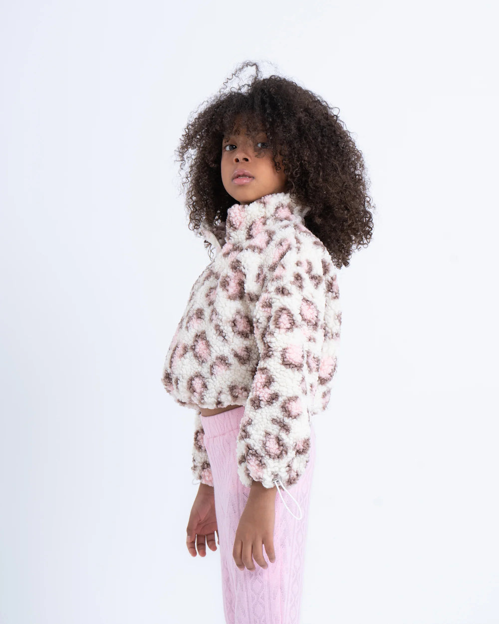 Leopard Print Teddy Sweater - Venti