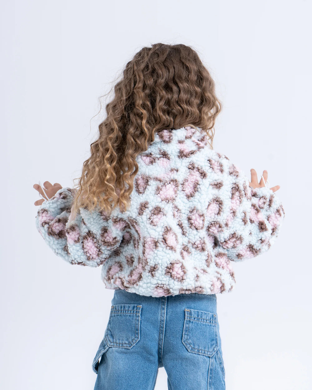 Leopard Print Teddy Sweater - Venti