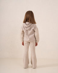 Cable-Knit & Sherpa Oversized Hoodie