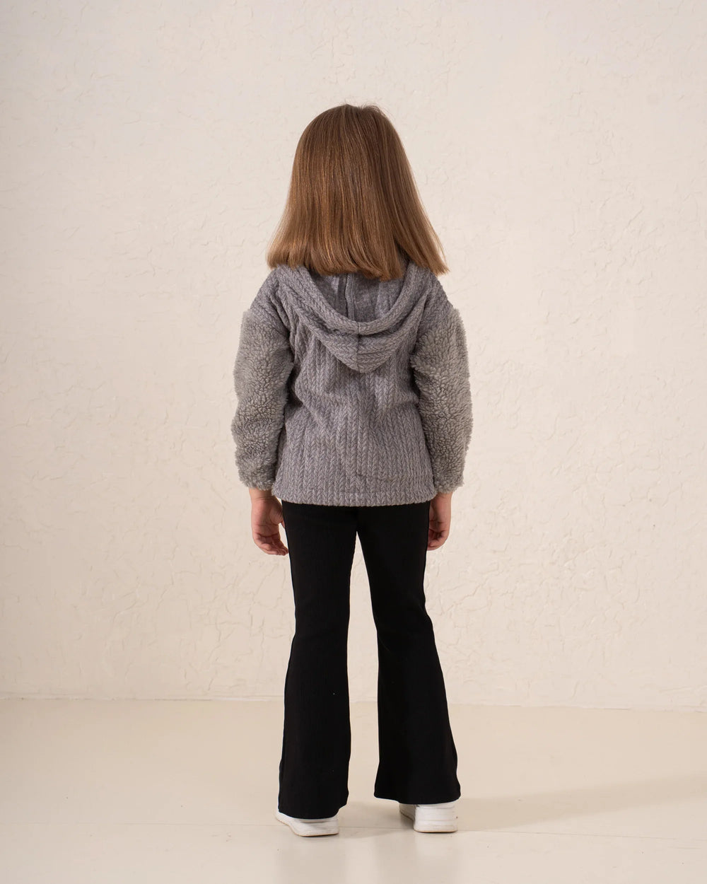 Cable-Knit & Sherpa Oversized Hoodie - Venti