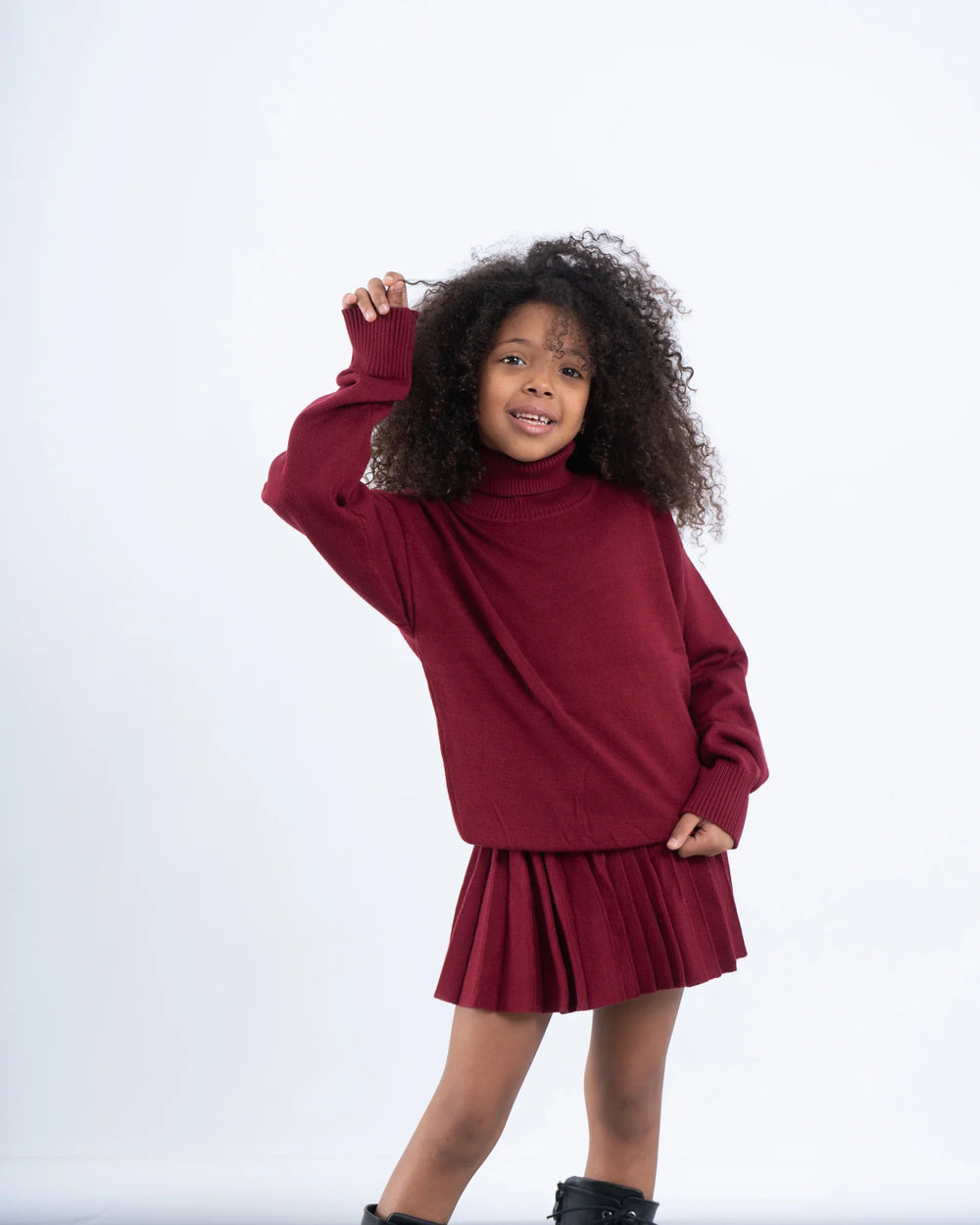 Knit High-Neck Sweater - Venti