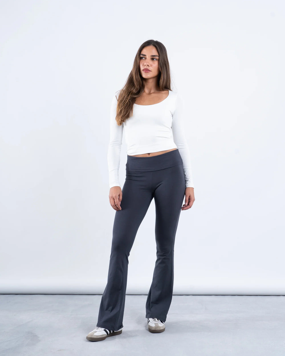 Scooped Neck Polyamide Top - Venti