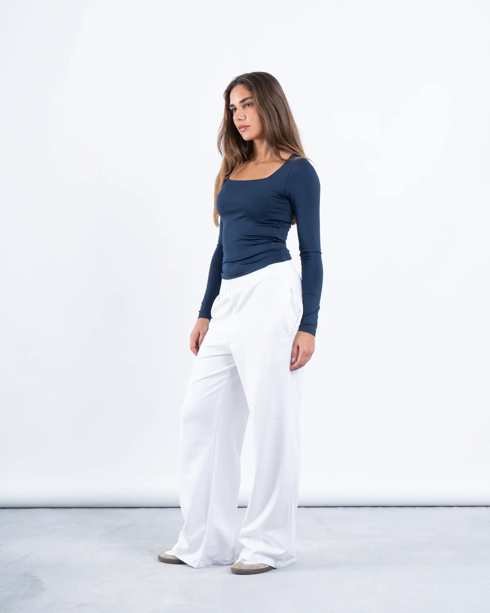 Square Neck Polyamide Top - Venti